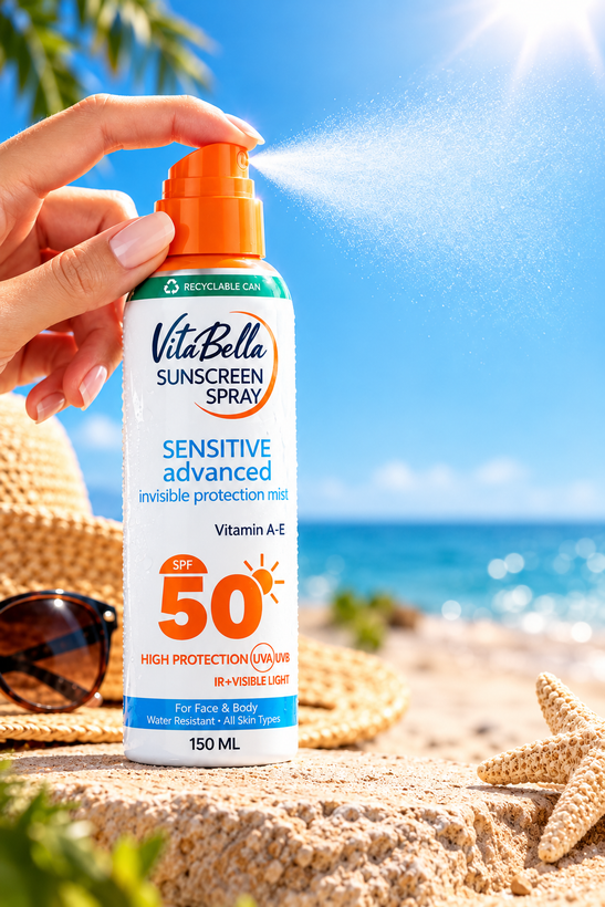 اسپری ضدآفتاب ویتابلا 150ml | SPF50